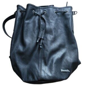 Bench Black Faux Leather‎ sinched Bag